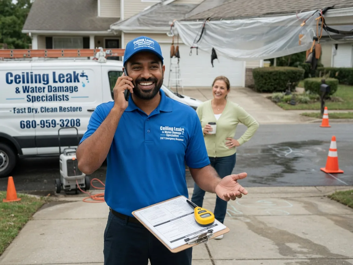 Ceiling Leak Cleanup Sheridan Lake, CO FAQs